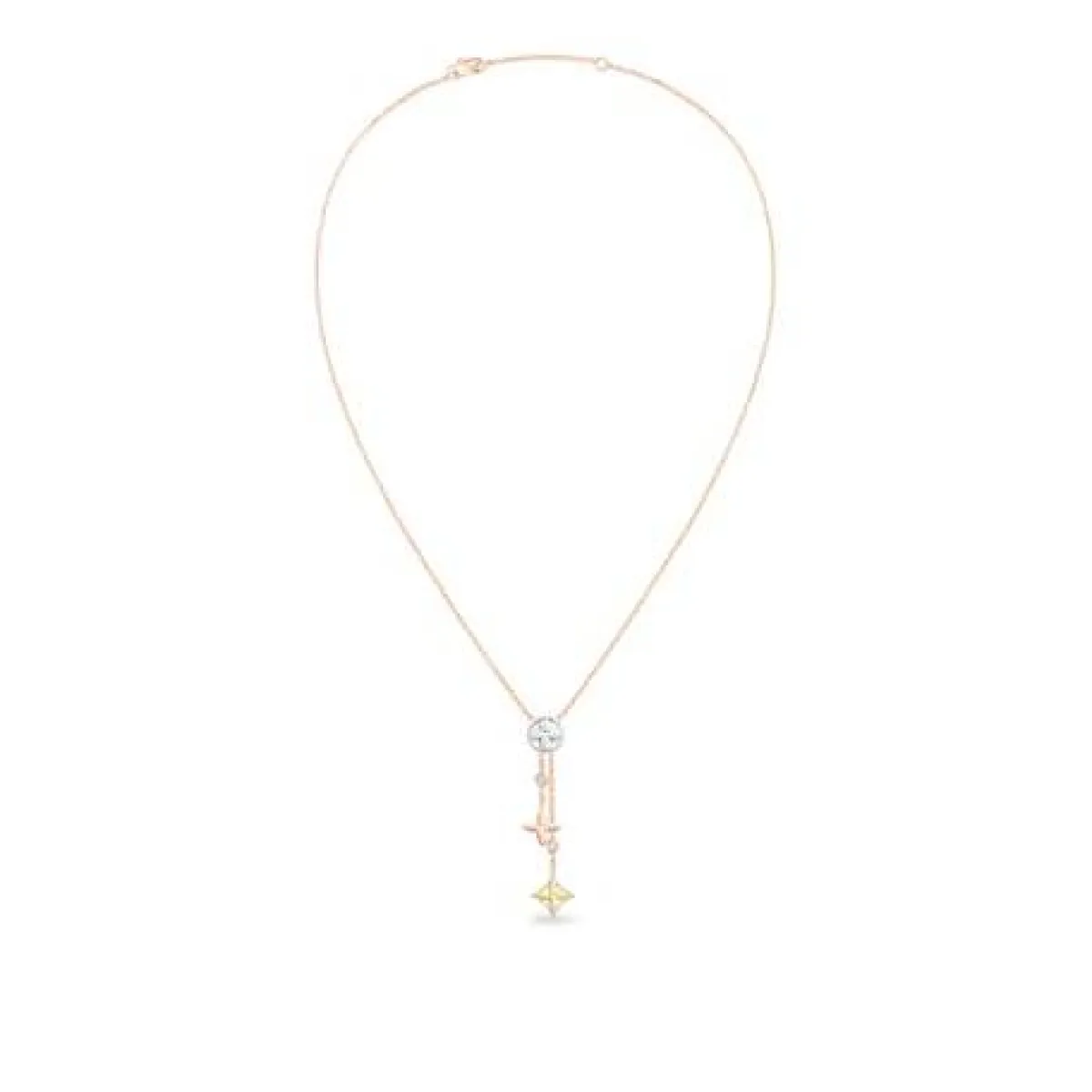 قلادة على شكل حرف y  من لويس فويتون