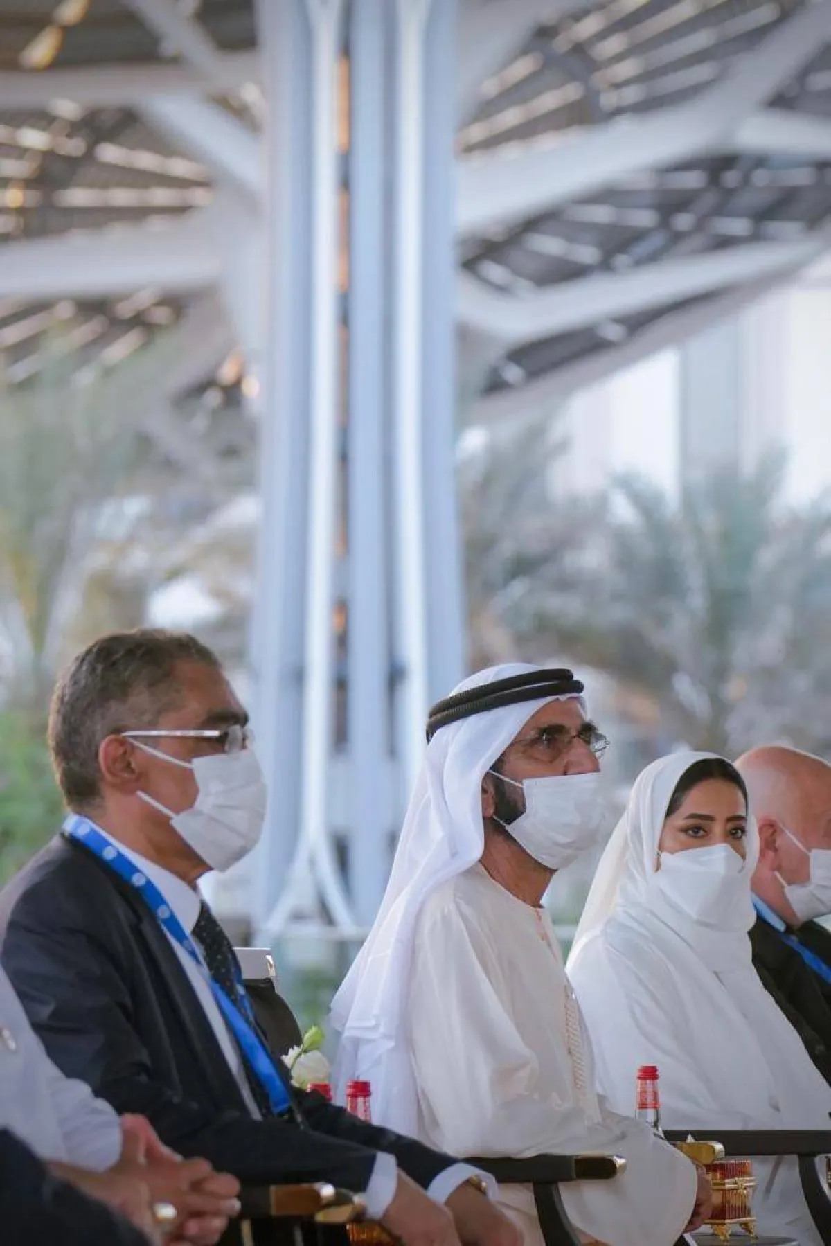 محمد بن راشد آل مكتوم في حفل جائزة الصحافة العربية - الصورة من حساب محمد بن راشد آل مكتوم على تويتر