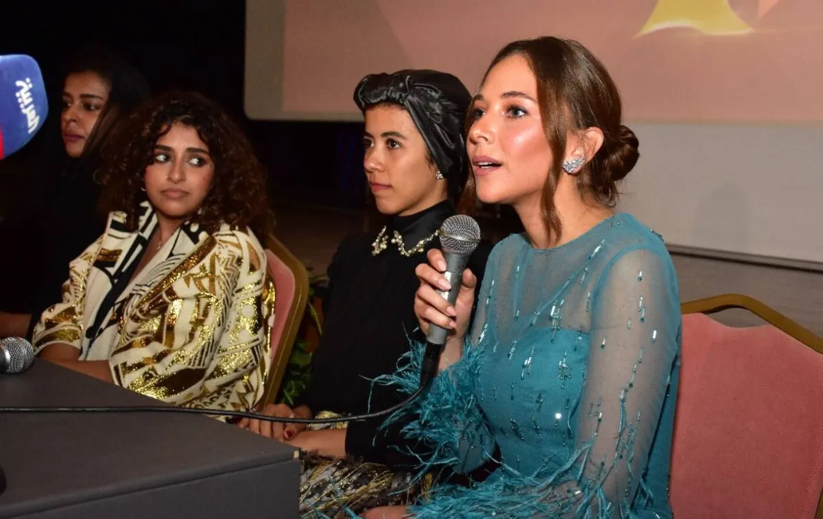 المخرجات السعويات الأربع لفيلم "بلوغ" - الصورة من المسؤول الإعلامي بمهرجان القاهرة السينمائي الدولي