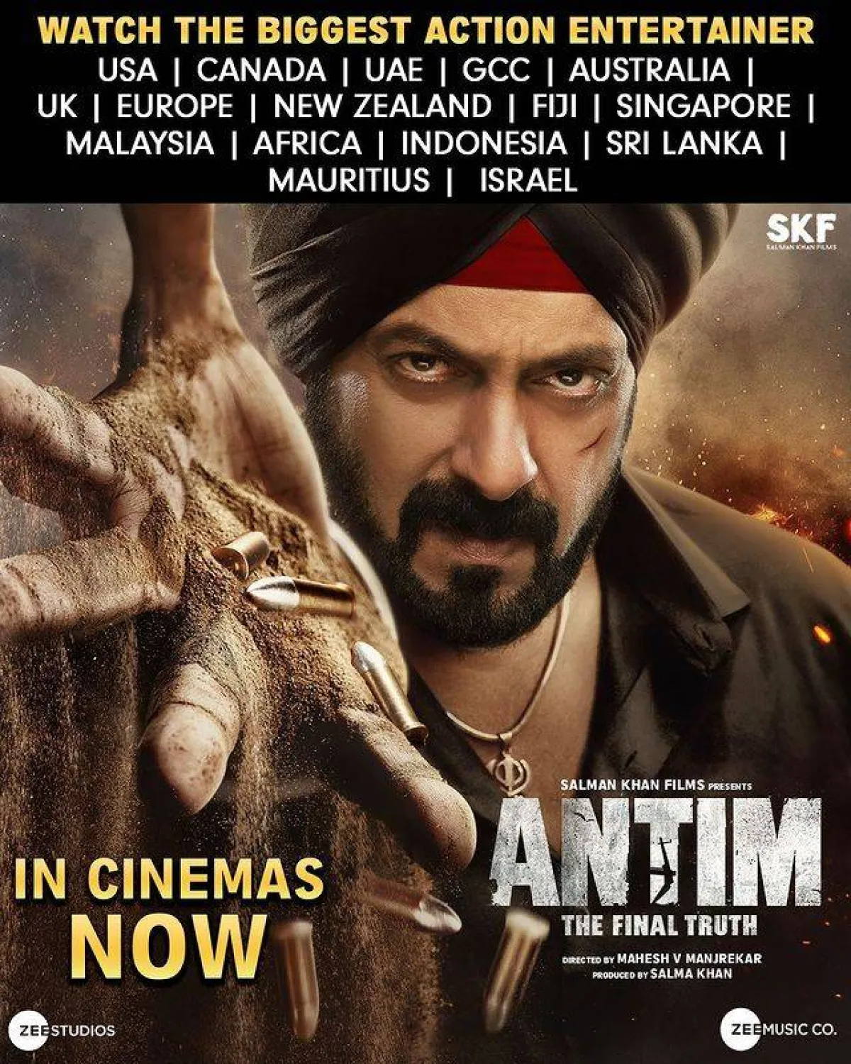 إطلاق سلمان خان فيلمه الجديد- الصورة من حساب سلمان خان على إنستغرام