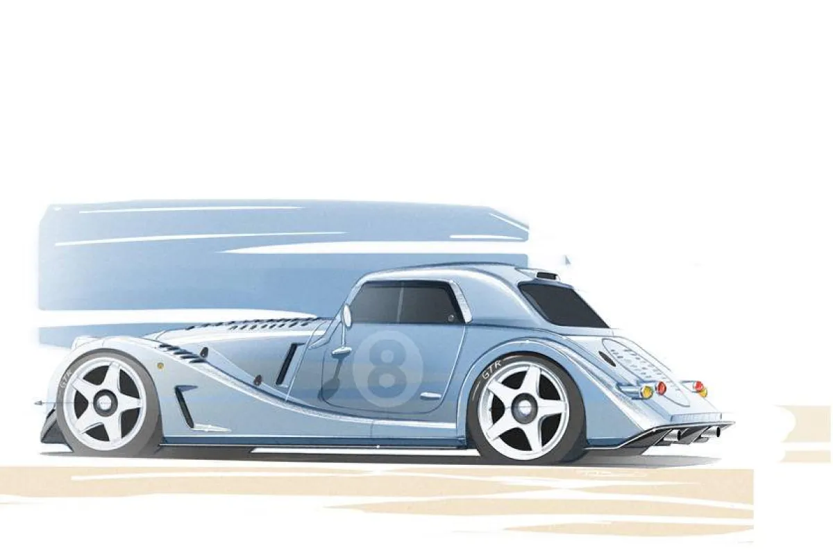 سيارة مورجان بلس 8 GTR صناعة يدوية من تسعة طرز فقط 