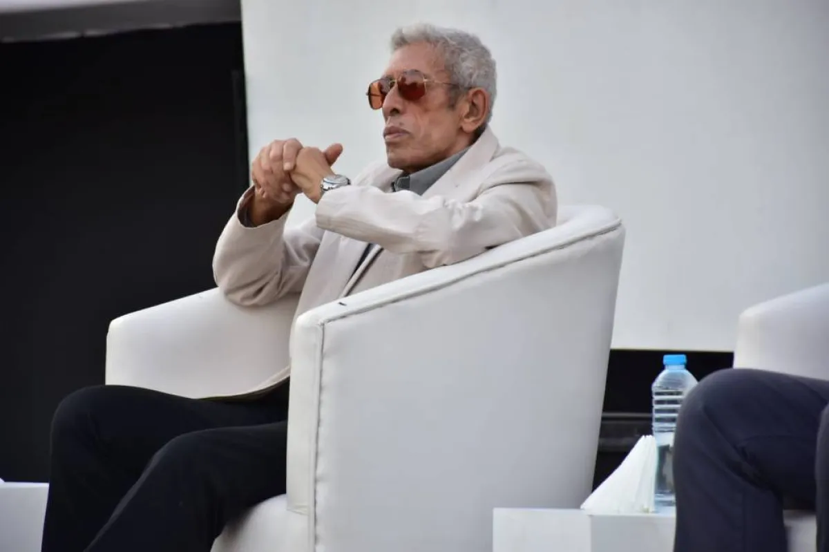 داود عبد السيد من ندوة فيلم الكيت كات - الصورة من  المركز الإعلامي لمهرجان القاهرة السينمائي