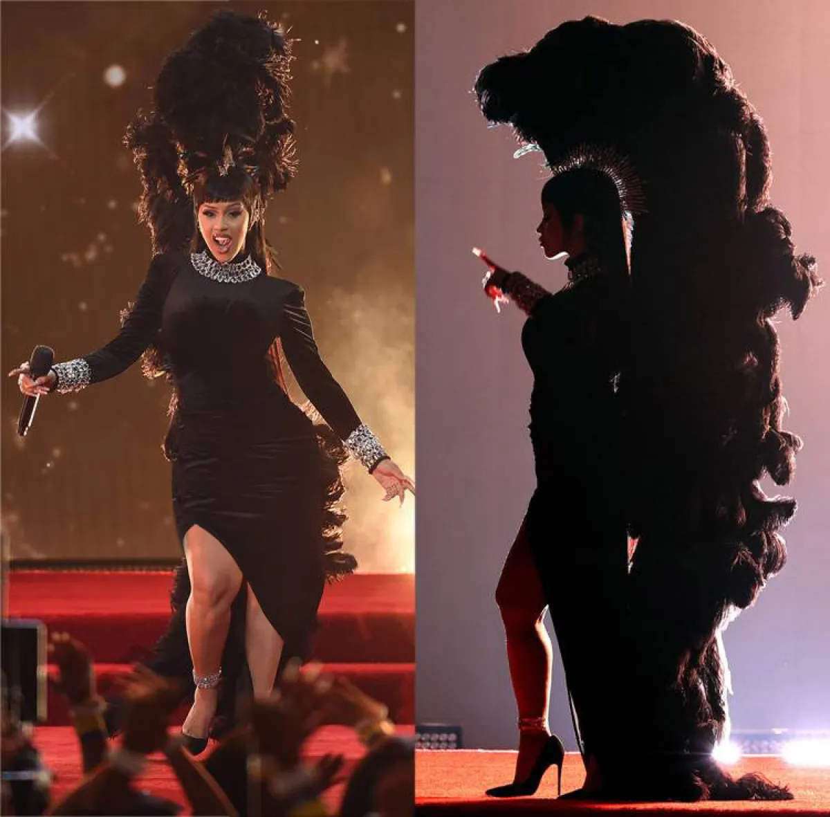 كاردي بي بفستان من ألكسندر فوتييه Alexandre Vauthier