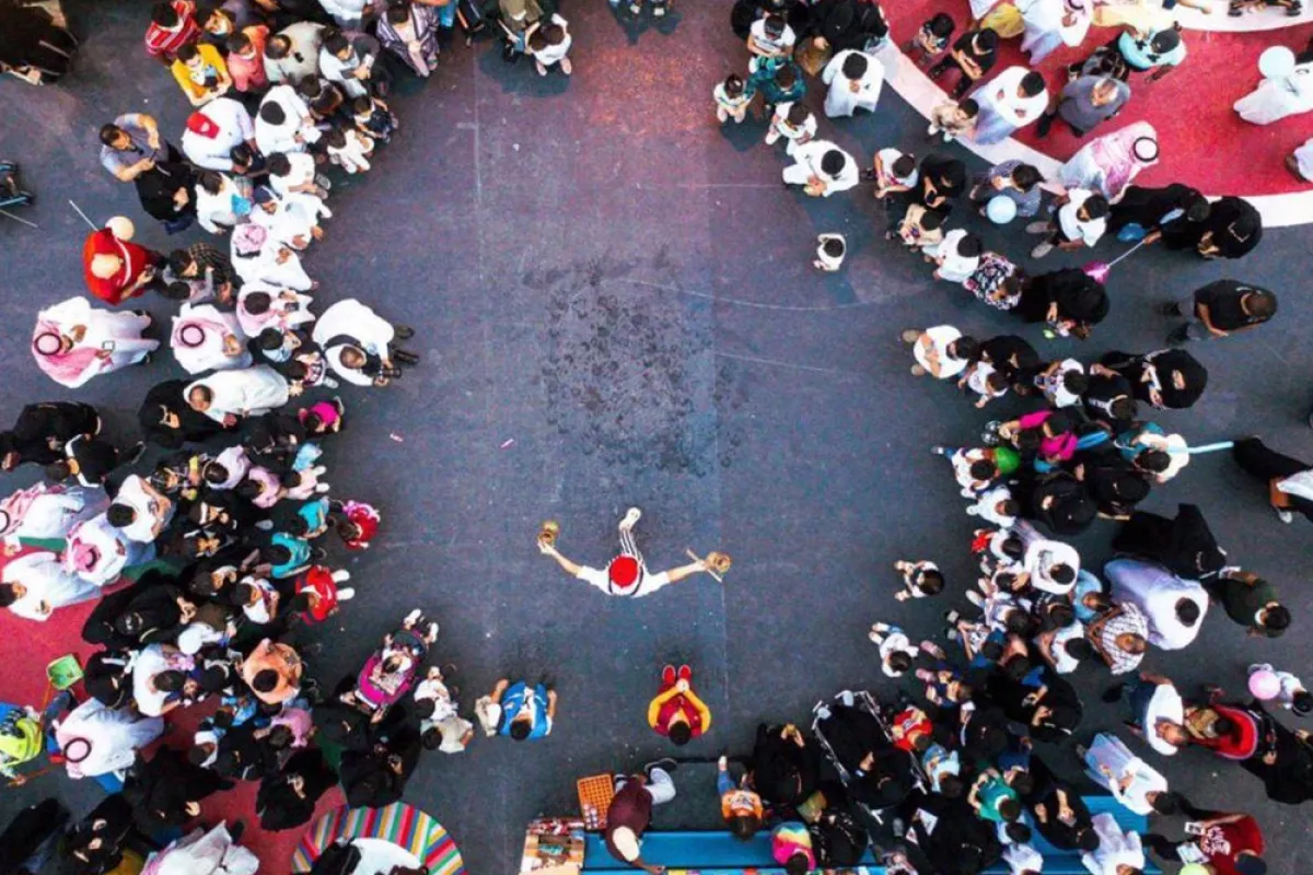  ​صورة من فعاليات شارع السويلم من الحساب الرسمي لموسم الرياض على تويتر