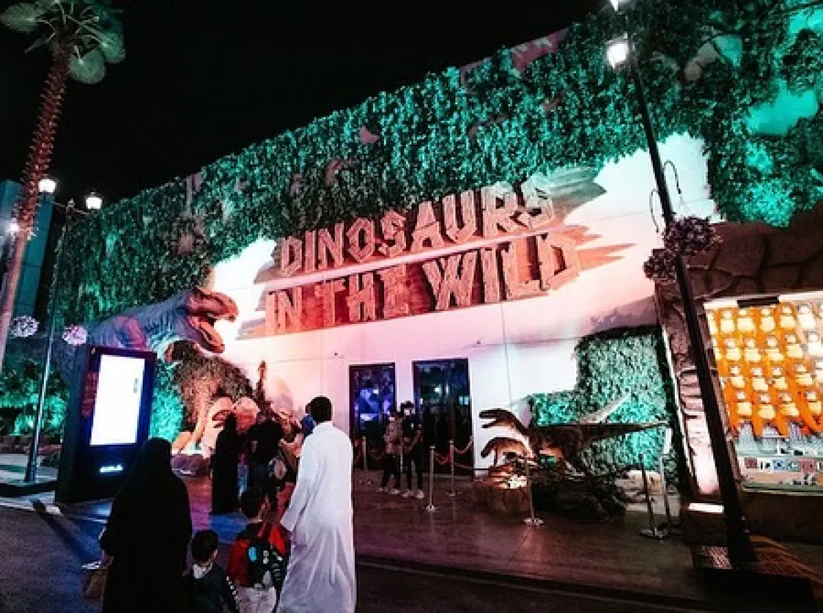 تجربة عالم الديناصورات -الصورة من حساب موسم الرياض على انستغرام