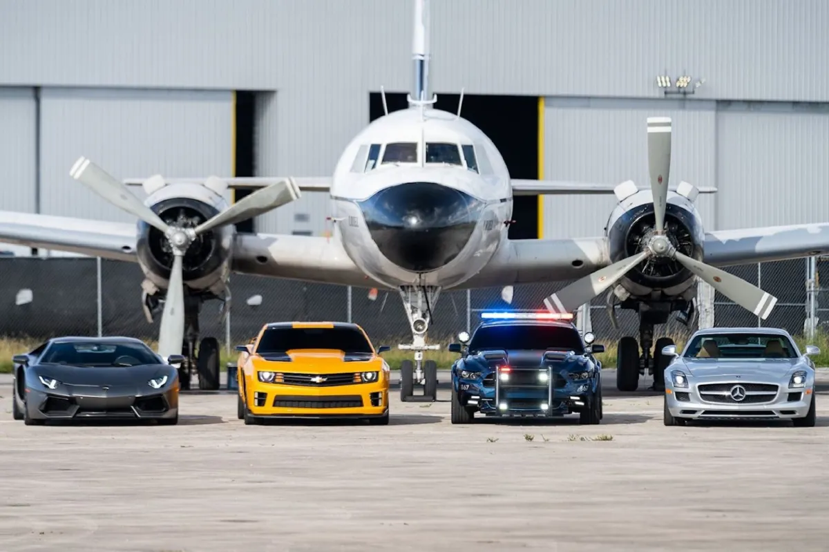 السيارات الأربع المشاركة في فيلم ترانسفورمر