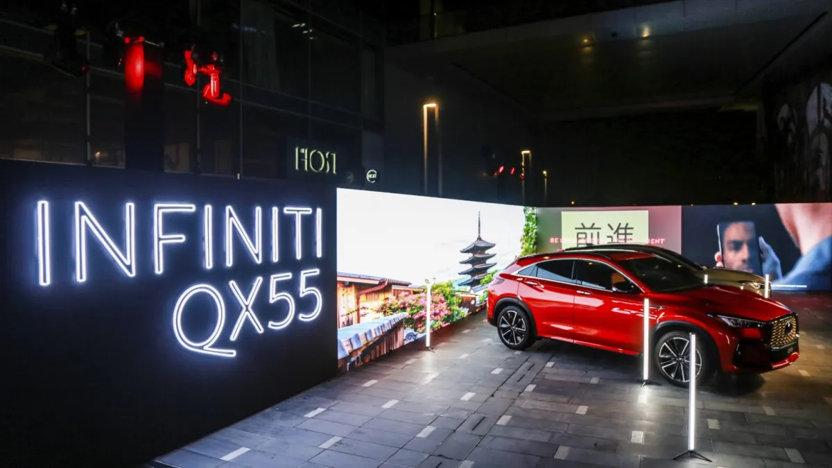 انفينيتي كيو اكس 55 الجديدة كليا في الشرق الأوسط