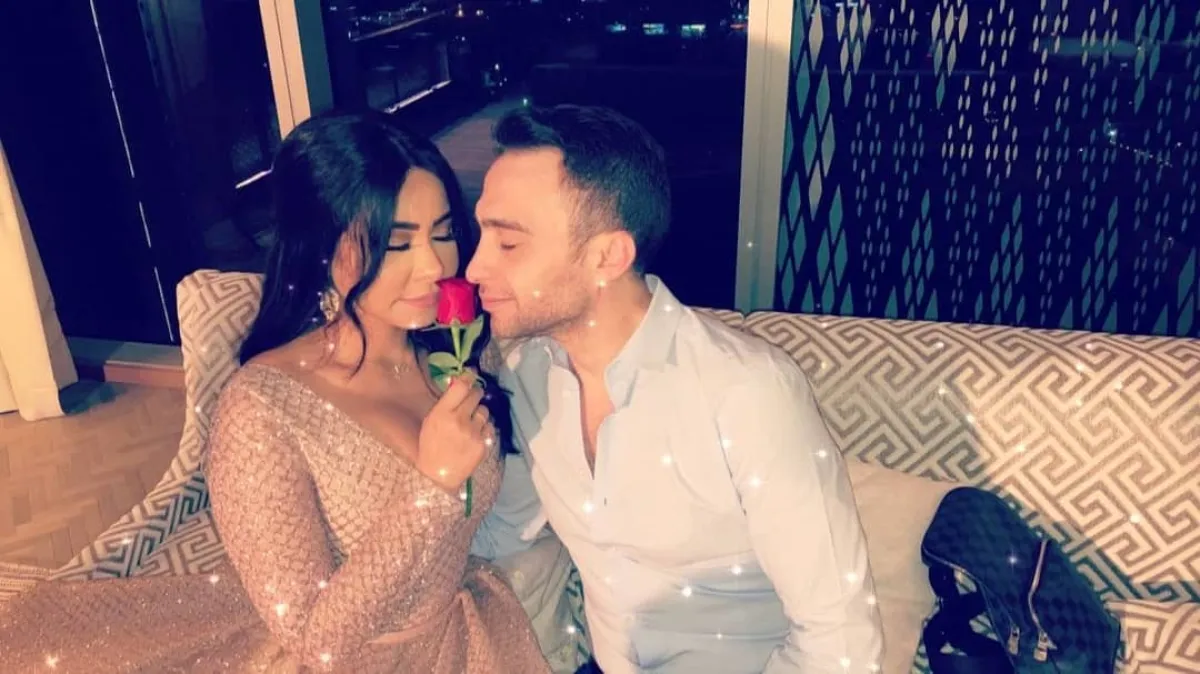 حسام وشيرين عبد الوهاب - الصورة من حسابها على انستقرام