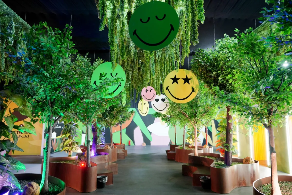 ويستقبل معرض "سمايلي جاردن" الأطفال من عمر سنتين وأكثر