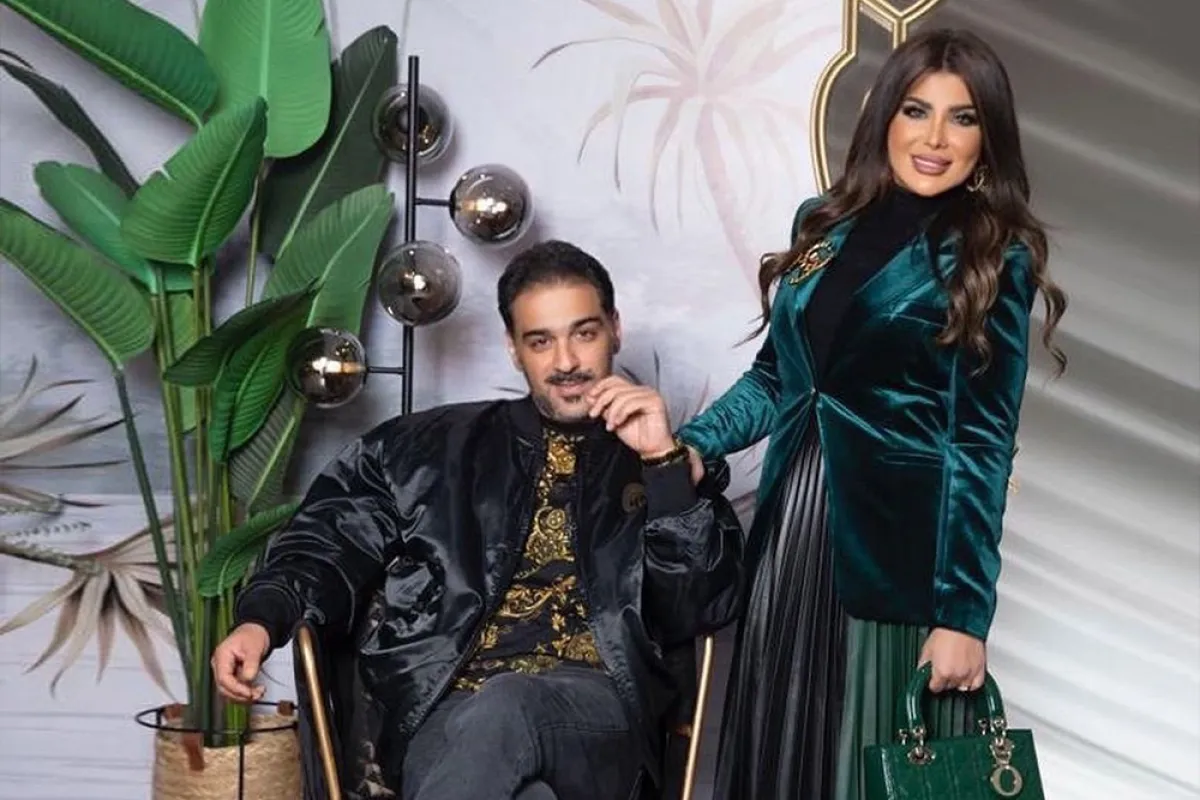 شهاب جوهر وزوجته إلهام الفضالة - الصورة من حساب شهاب الجوهر على انستغرام