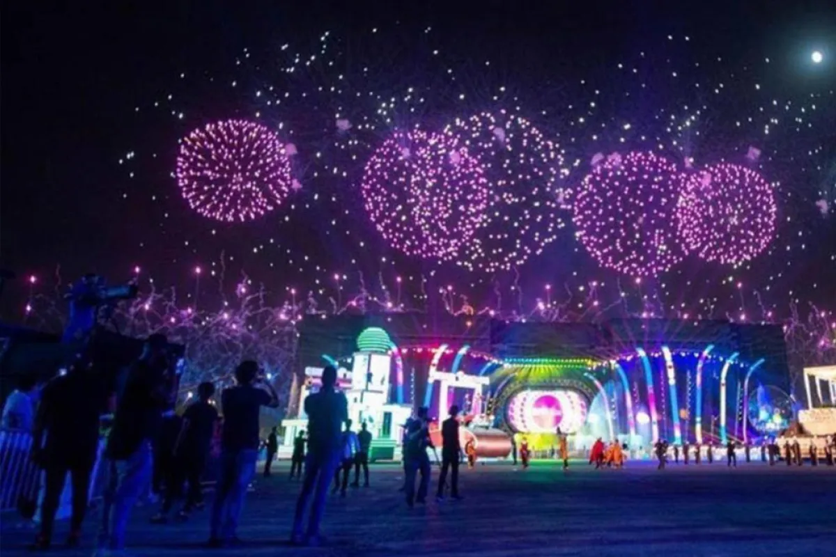 صورة لأماكن الترفيه في الأماكن العامة من موسم الرياض- الصورة من الحساب الرسمي  لموسم الرياض على انستغرام