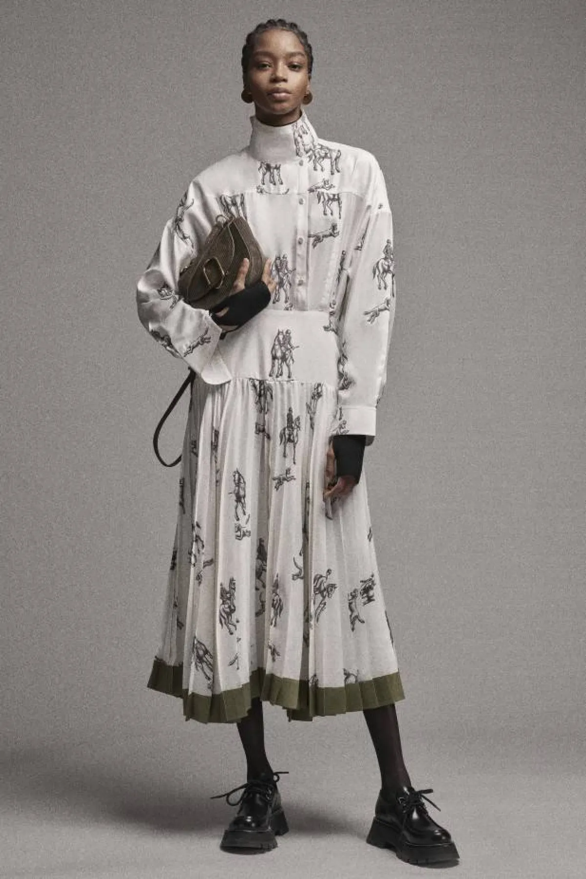 فستان طويل مع نقوش من فيليب ليم Phillip Lim