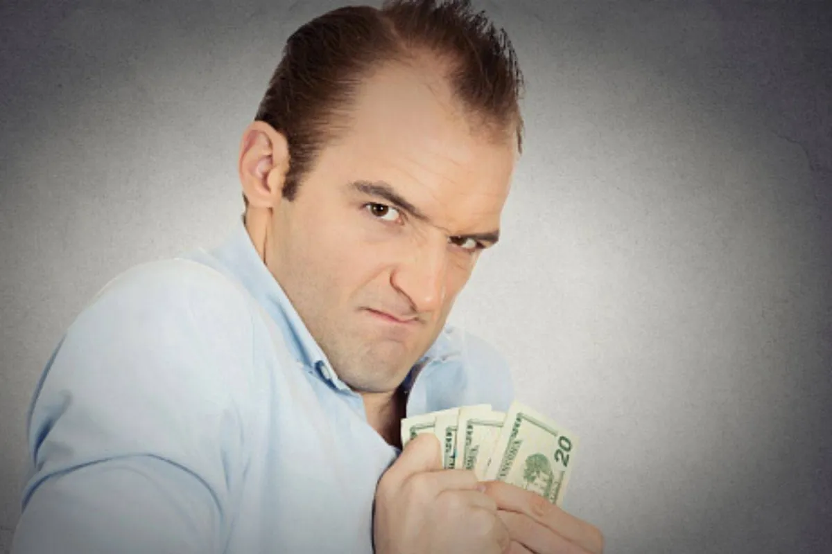 الرجل البخيل