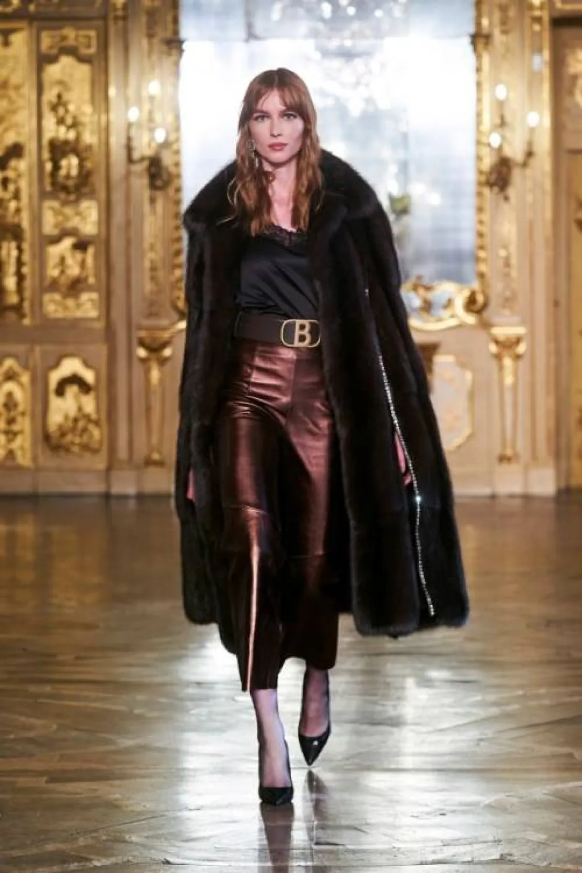 سروال ميتاليك  من براسكي Braschi