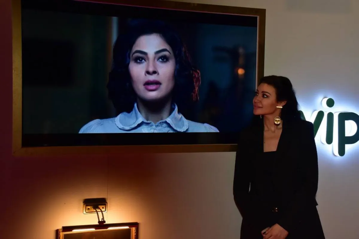 أروى جودة تحضر احتفالية حاتم علي - الصورة من المسؤول الإعلامي لمجموعة mbc 