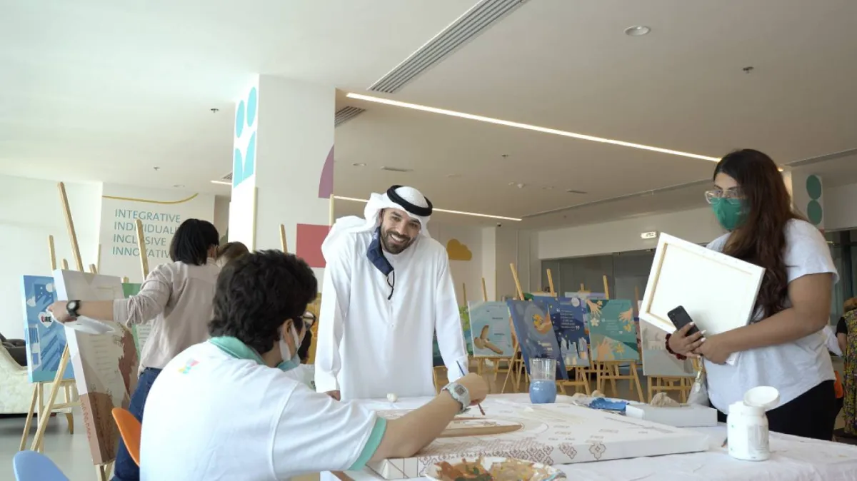 المدينة المستدامة تطلق حملة "عبارات في حب الإمارات". الصورة من "وام"