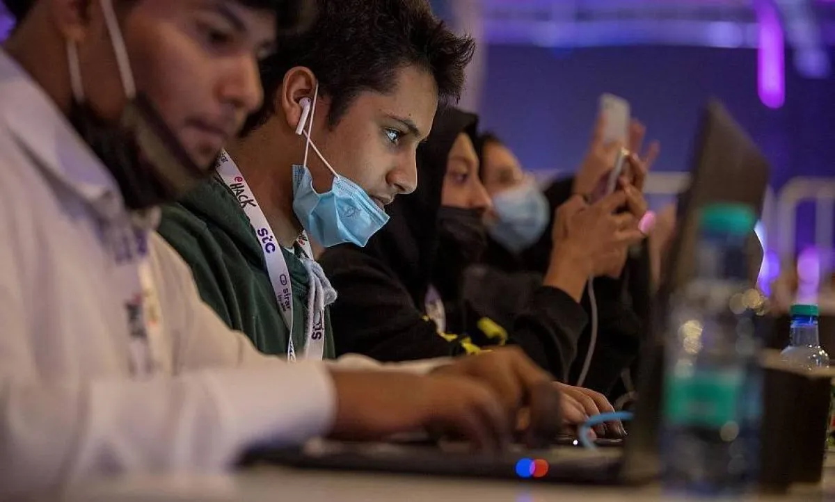 تُعد هذه النسخة أكبر بثلاثة أضعاف من أي فعالية أمن سيبراني في المنطقة. الصورة من "واس"