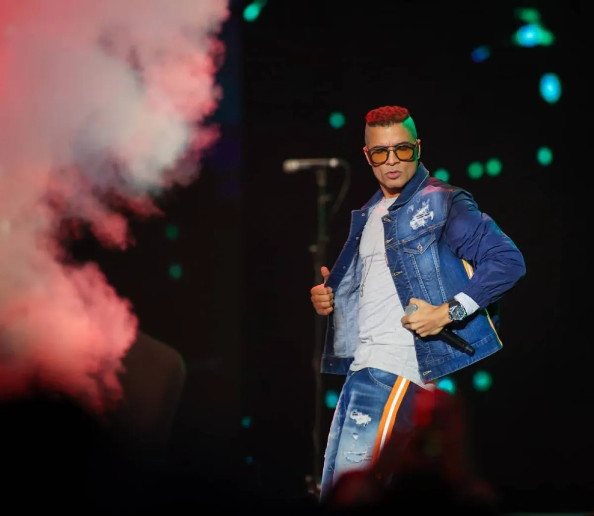 حسن شاكوش في حفله في موسم الرياض- الصورة من المركز الإعلامي لبنش مارك