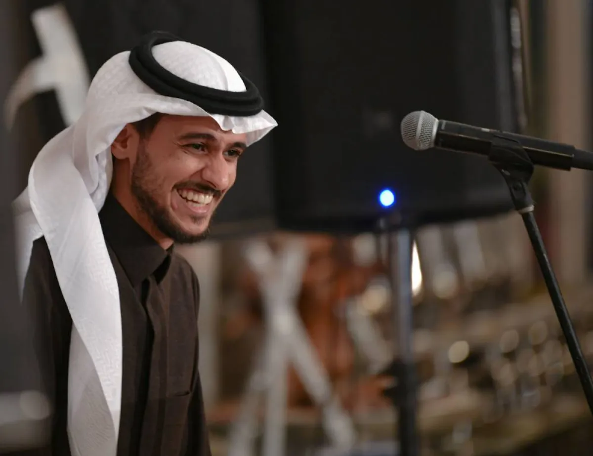 الفنان عايض يوسف- تصوير بشير صالح