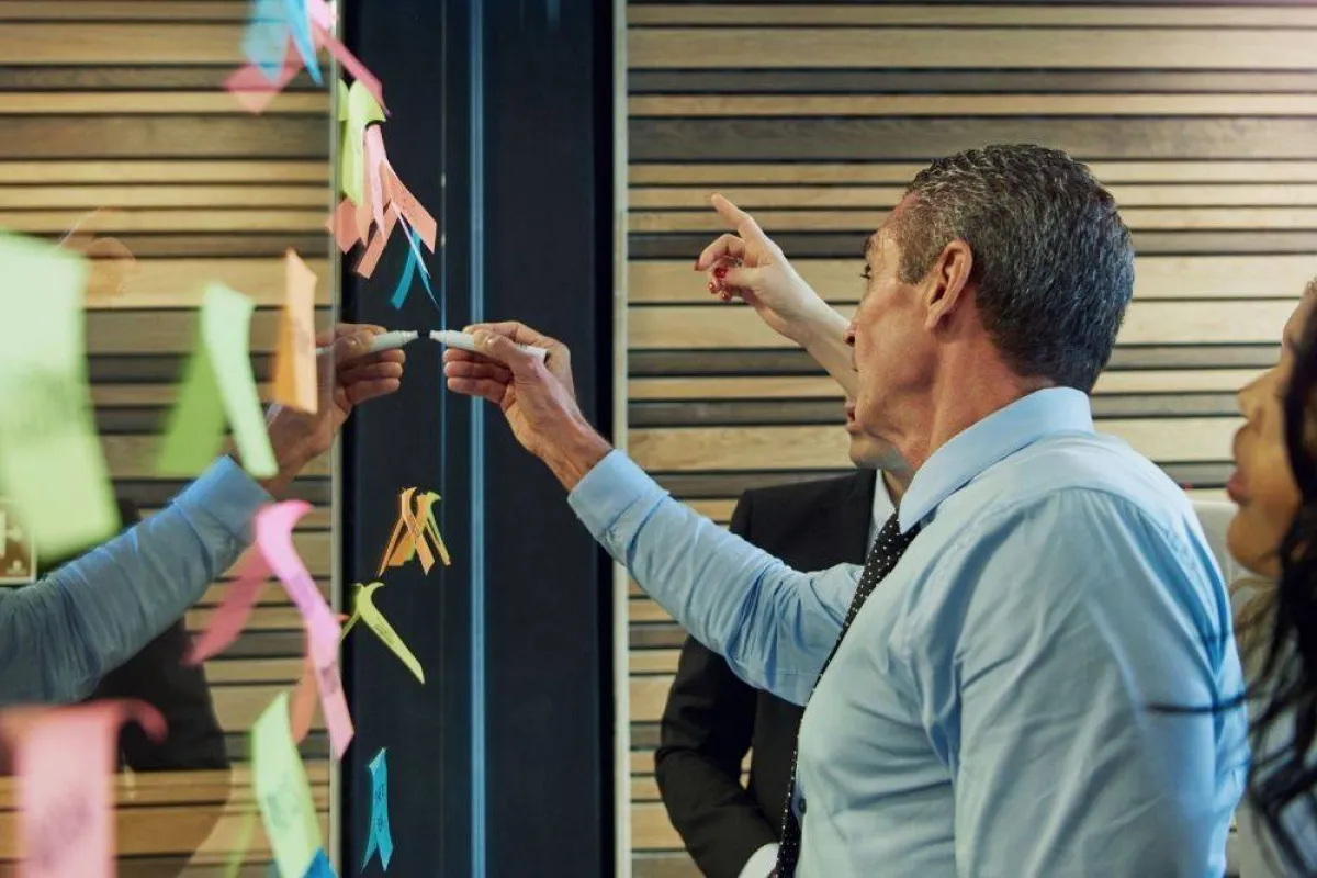 صورة تظهر لمشاركة جماعية بشركة