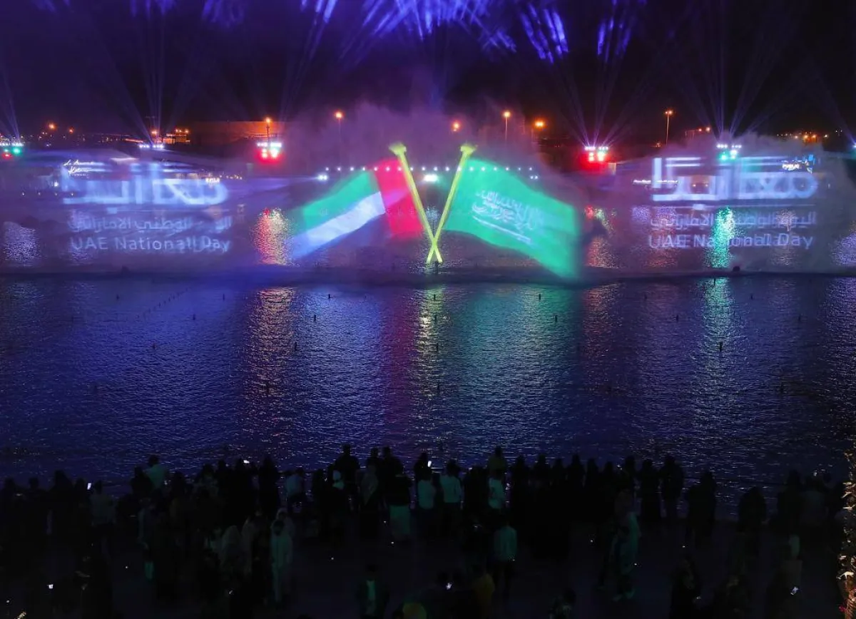 موسم الرياض يحتفل باليوم الوطني الخمسين لدولة الإمارات- الصور من حساب موسم الرياض على تويتر