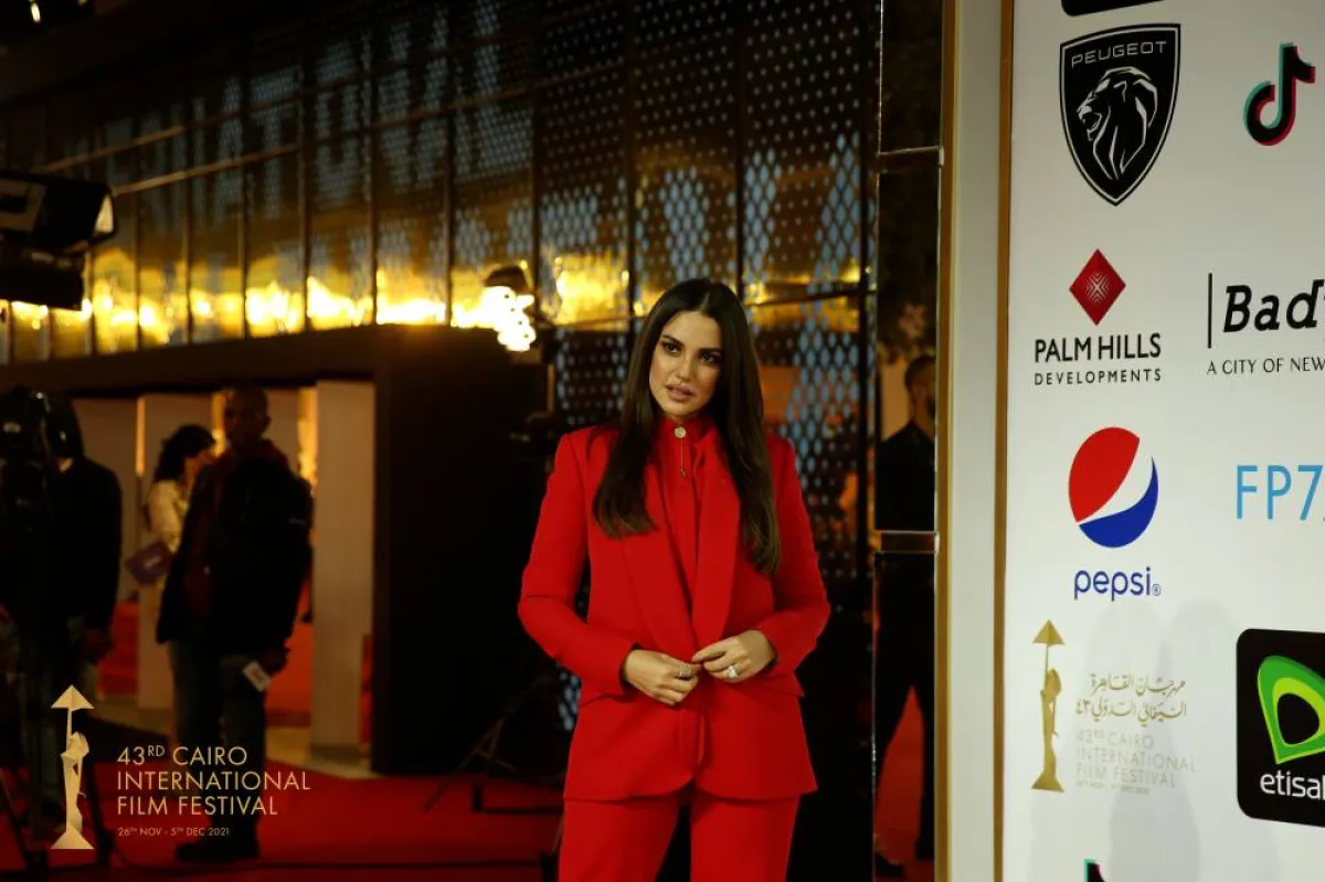 درة - الصورة من المسؤول الإعلامي لمهرجان القاهرة السينمائي