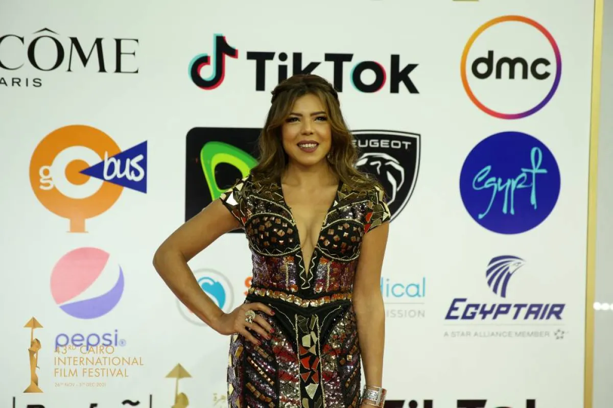 ناهد السباعي- الصورة من المسؤول الإعلامي لمهرجان القاهرة السينمائي