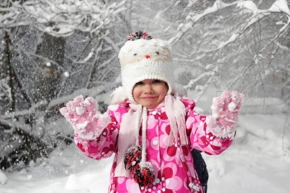 ارتداء الملابس الثقيلة في الطقس البارد