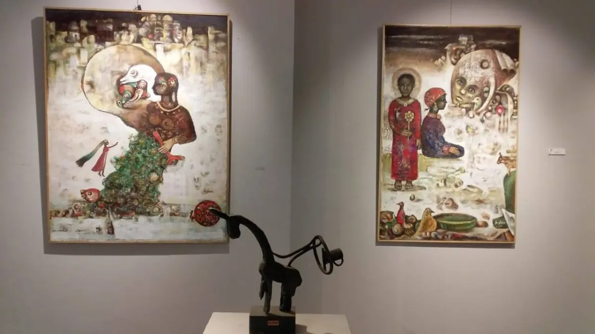 3 معارض تشكيلية بجاليري ضي