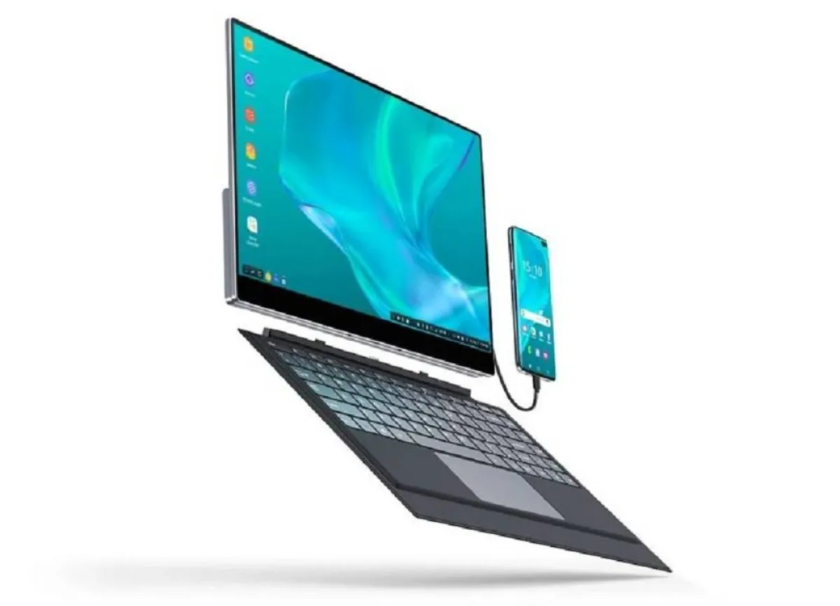 صورة لاب توب يشغل نظام أندرويد