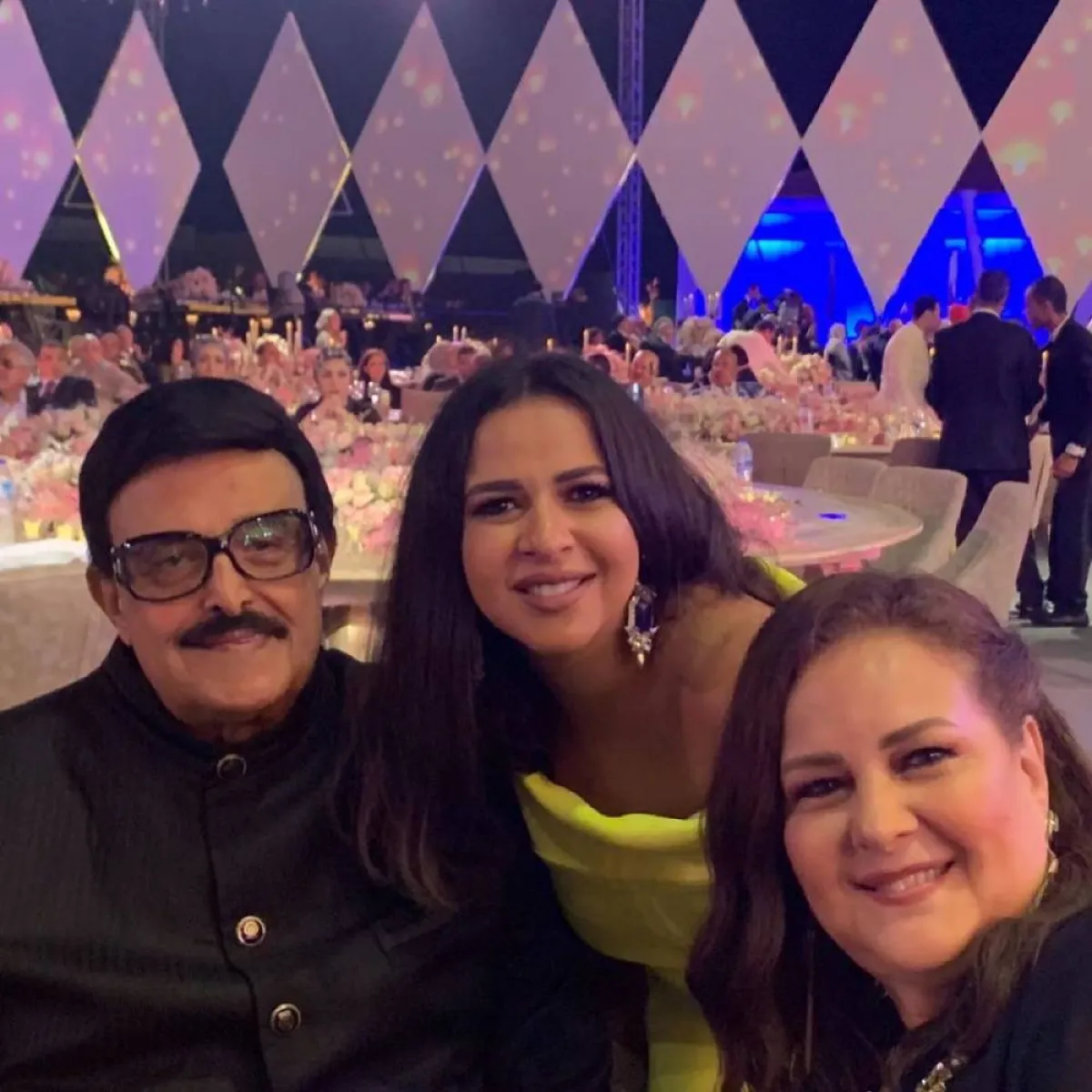 إيمي ووالداها الراحلان سمير غانم دلال عبد العزيز - الصورة من حسابها على انستغرام