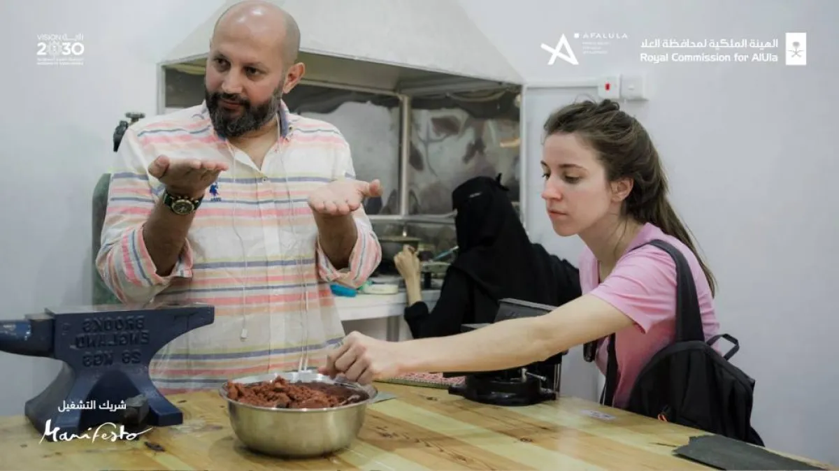 برامج الإقامة الفنية لمحافظة العلا - الصورة من حساب الهيئة الملكية لمحافظة العلا