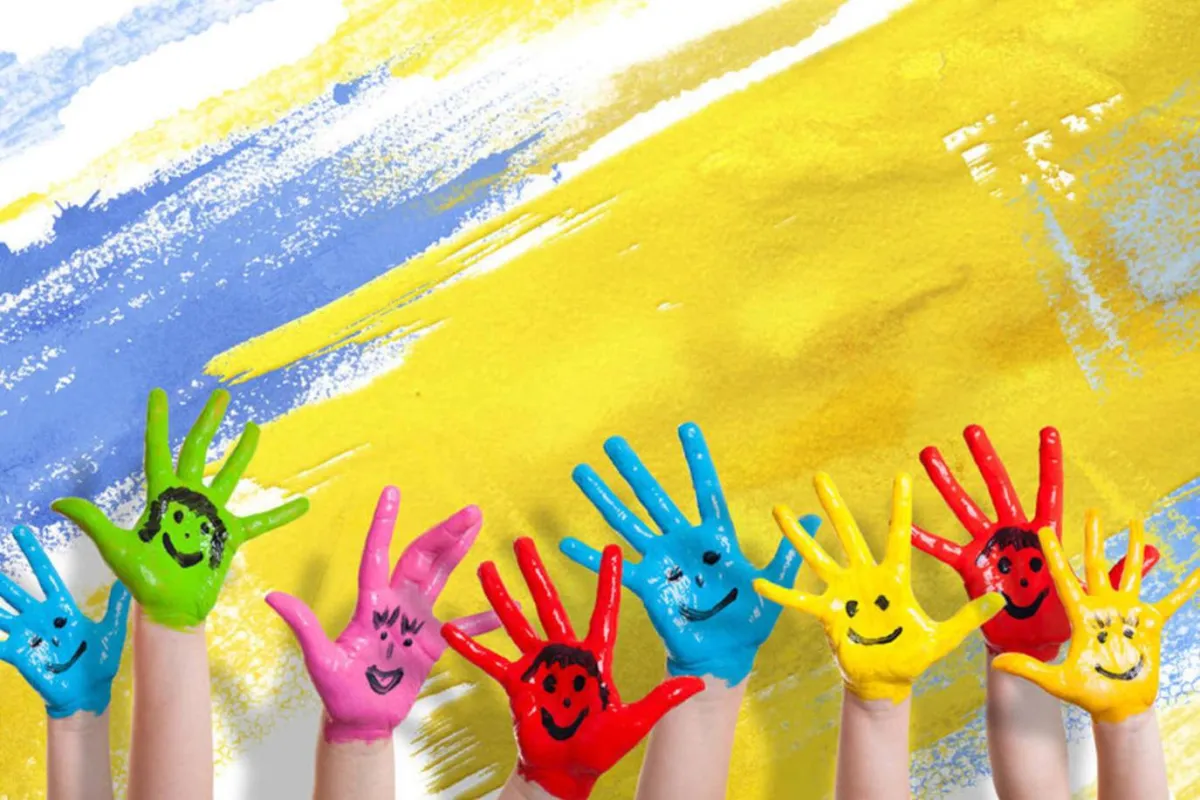 صورة للألوان المبهجة عند الاحتفال