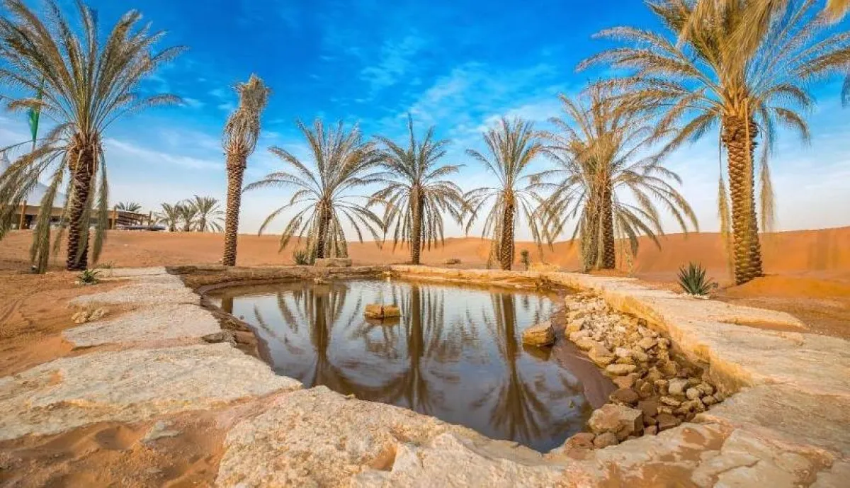 موقع صحراوي ساحر. الصورة من "واس"