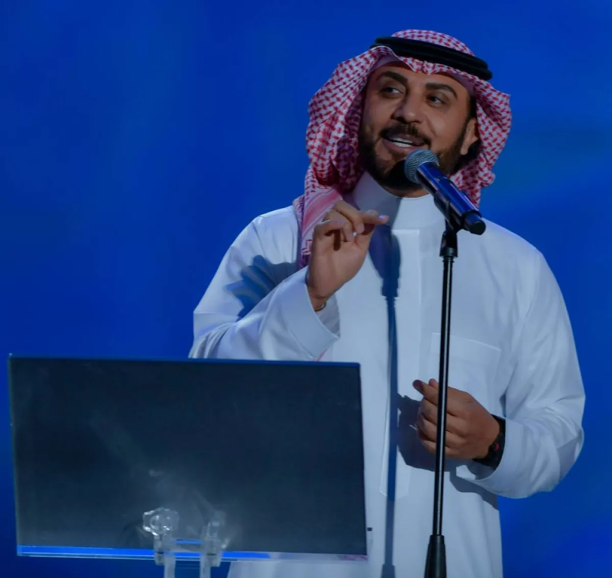 ماجد المهندس على مسرح محمد عبده- تصوير- بشير صالح