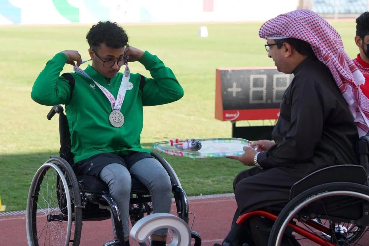 أحمد العلواني -الصورة من حساب اللجنة البارالمبية السعودية على تويتر