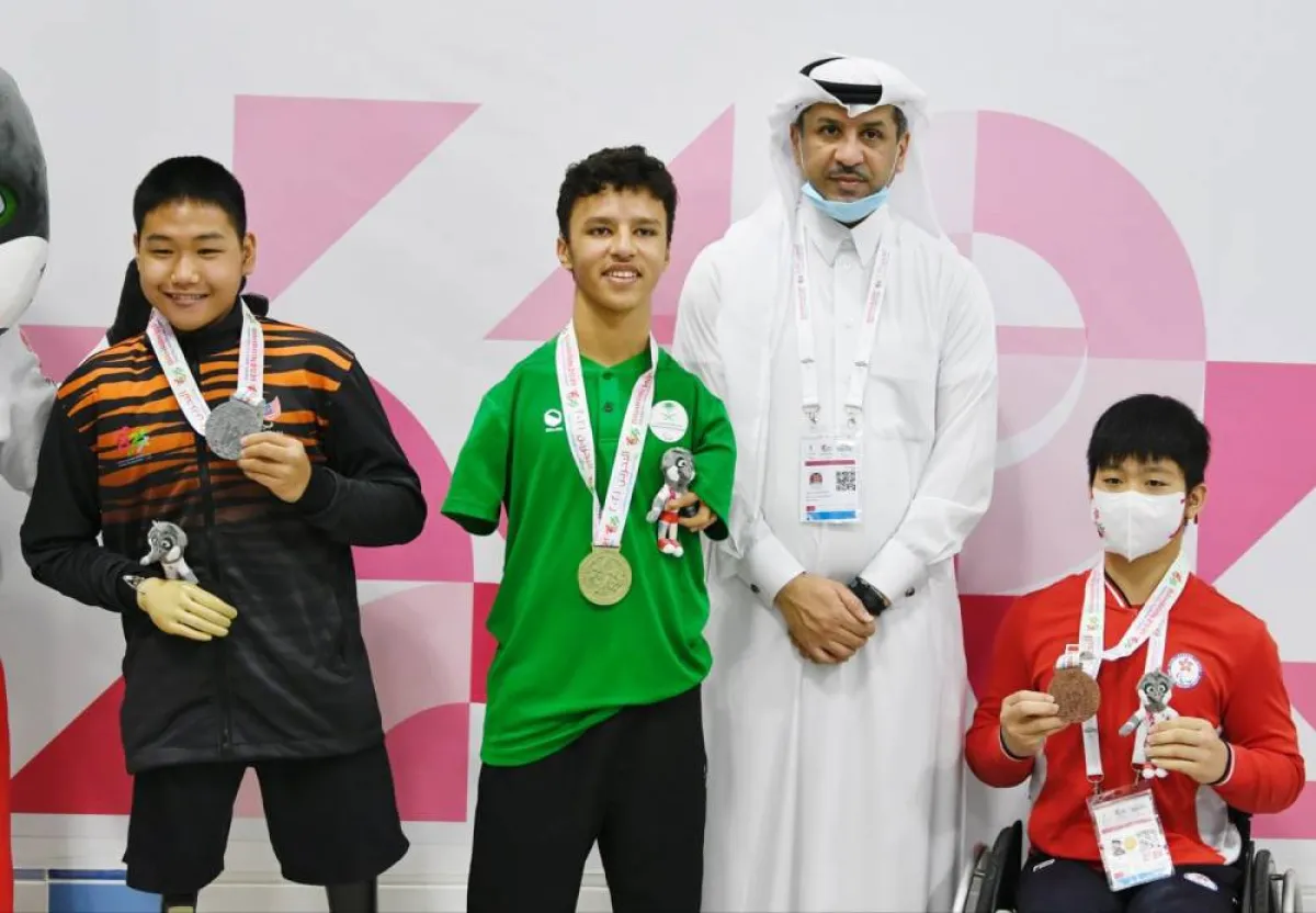 إبراهيم المرزوقي - الصورة من حساب اللجنة البارالمبية السعودية على تويتر