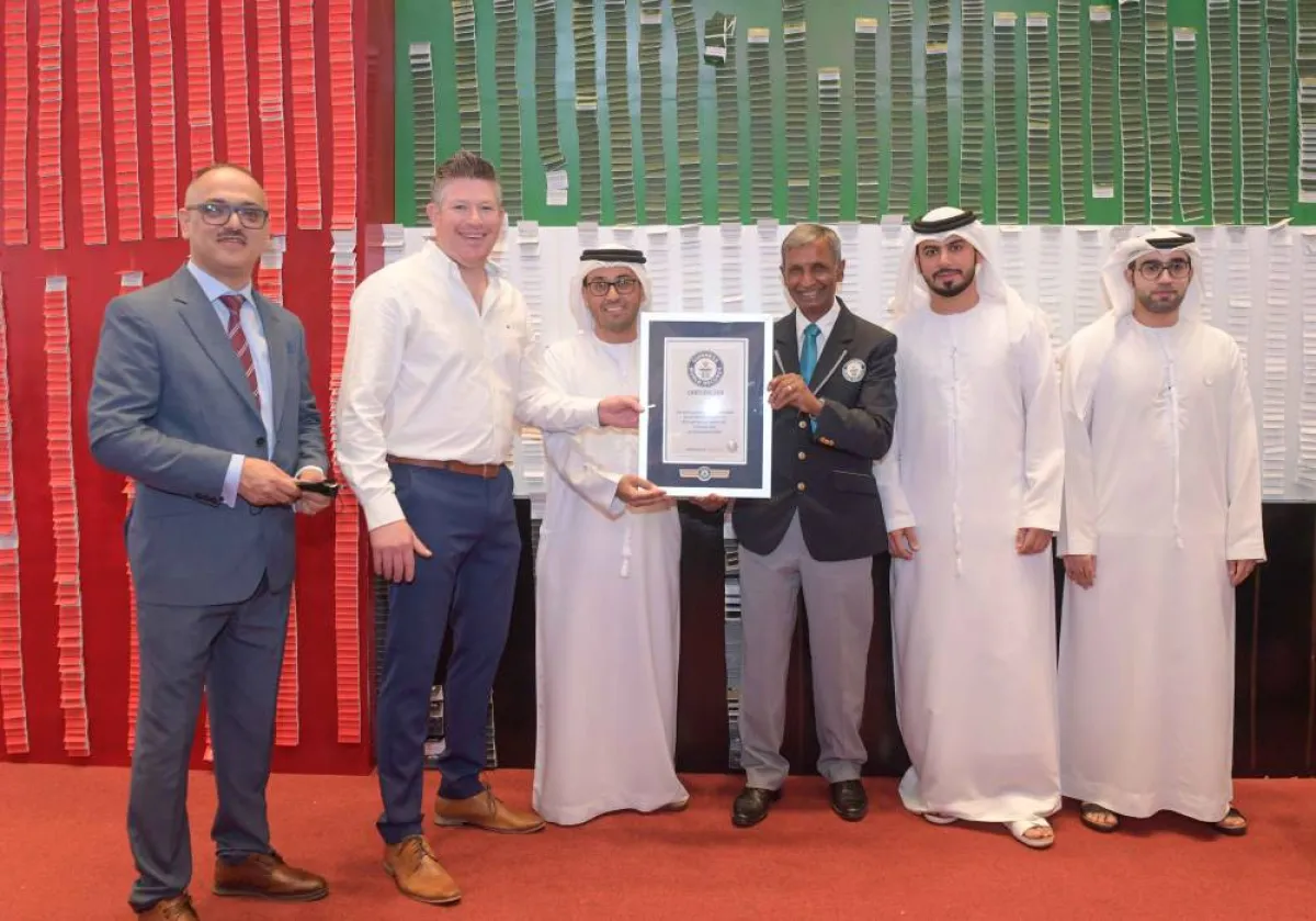 دبي تدخل موسوعة غينيس - الصورة من وام