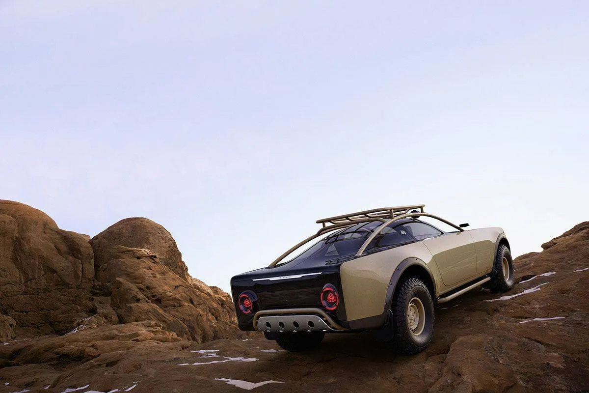 مايباخ الجديدة كهربائية فاخرة للقيادة على الطرق الوعرة بمتحف روبيل بميامي 