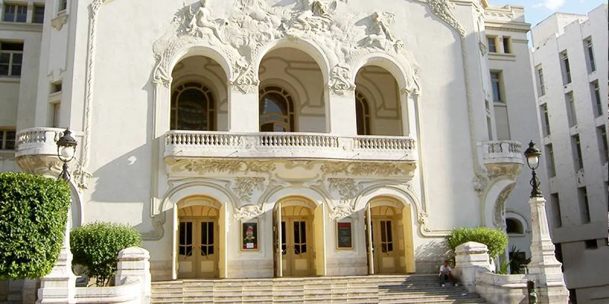 صورة للمسرح البلدي بتونس العاصمة والذي ستقام به بعض العروض