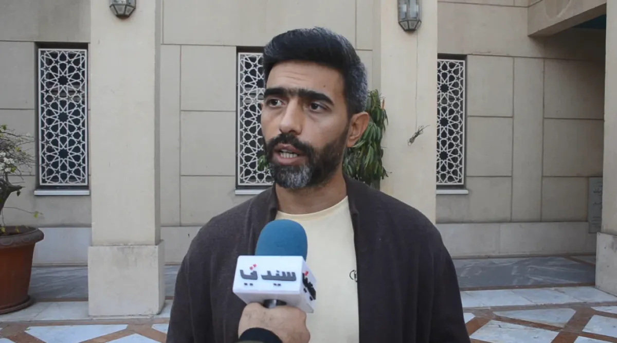 عمرو عابد خلال لقائه مع سيدتي - الصورة خاصة بسيدتي