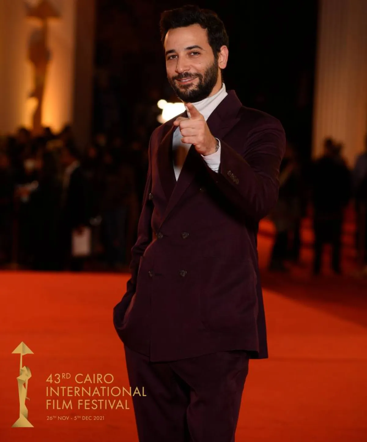 كريم قاسم - الصورة من المسؤول الإعلامي للمهرجان