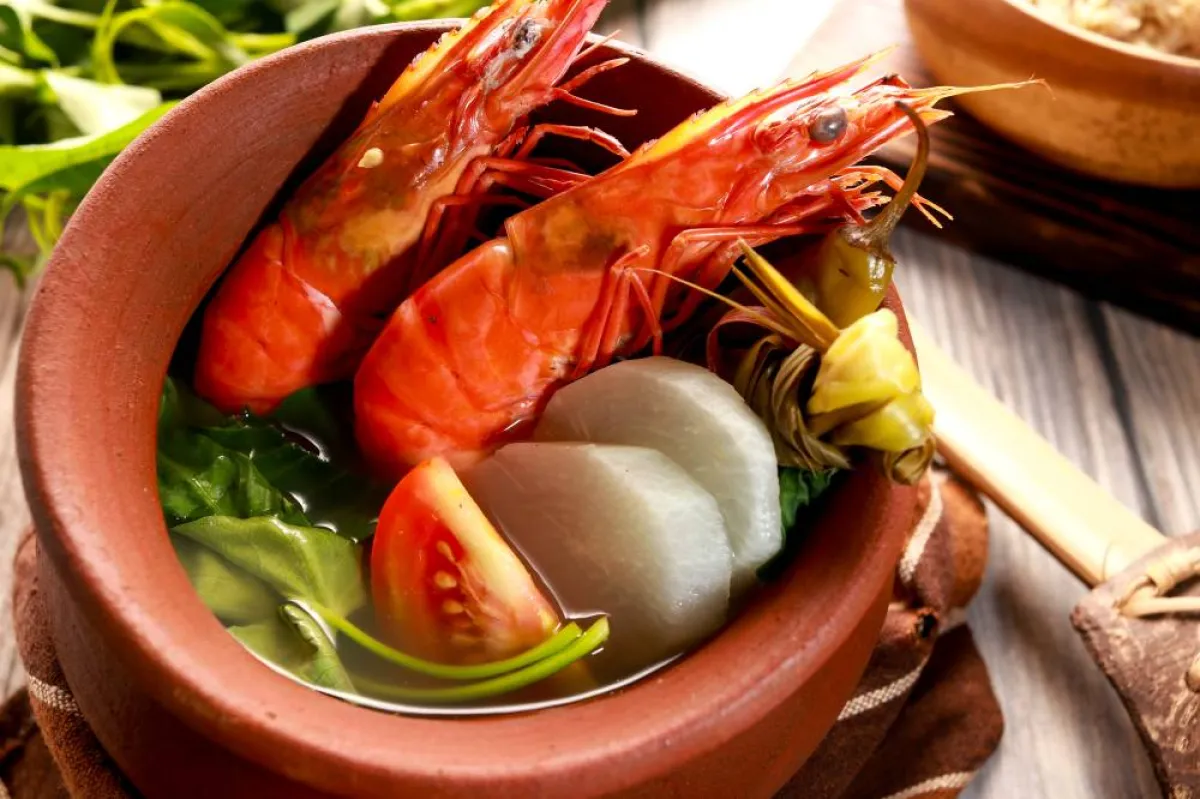 طبق Sinigang البحريّ المشوِّق