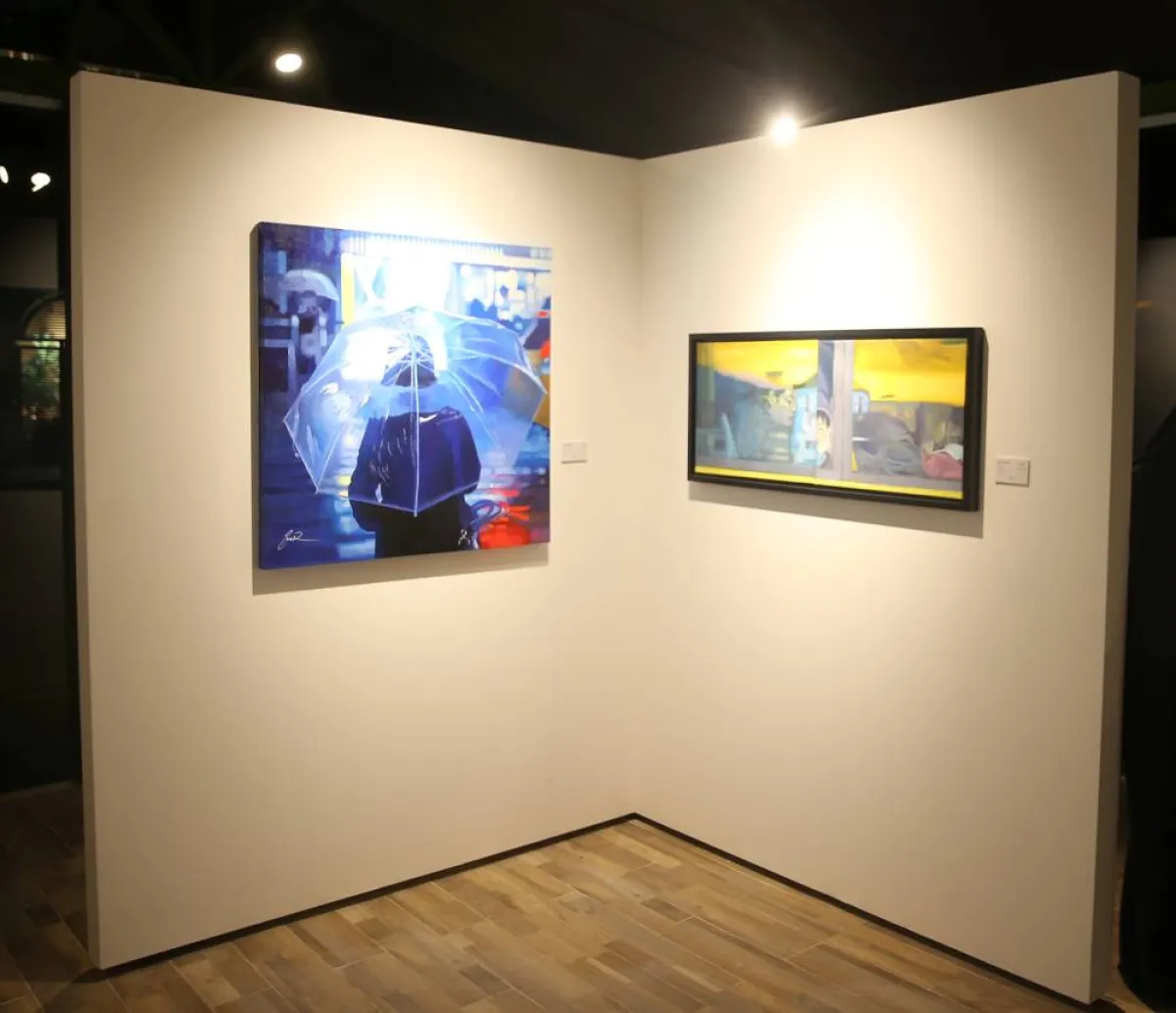 من لوحات قمر الزمان