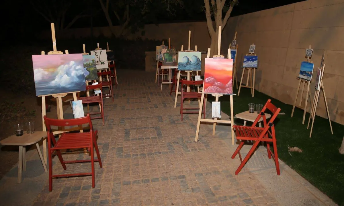 منطقة الرسم في الهواء الطلق