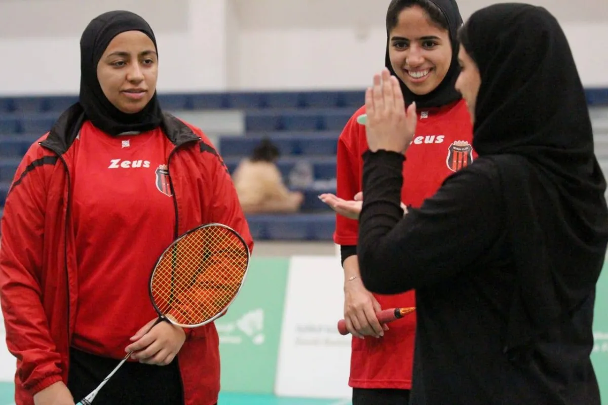 تتويج الفائزات ببطولة المملكة الثالثة للسيدات للريشة الطائرة