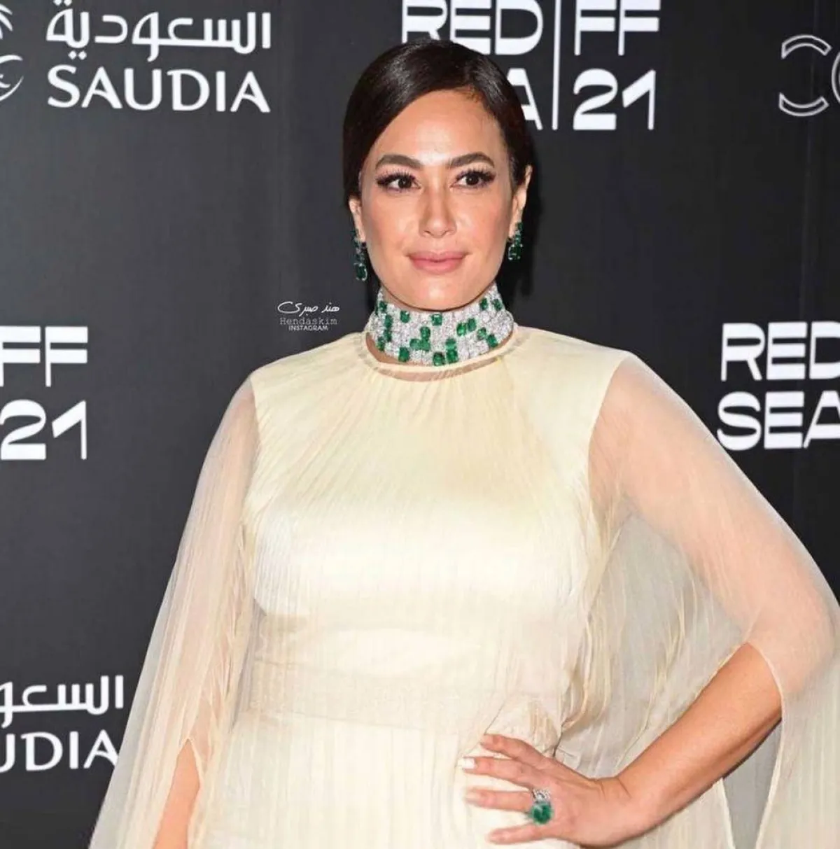 هند صبري في افتتاح مهرجان البحر الأحمر السينمائي الدولي