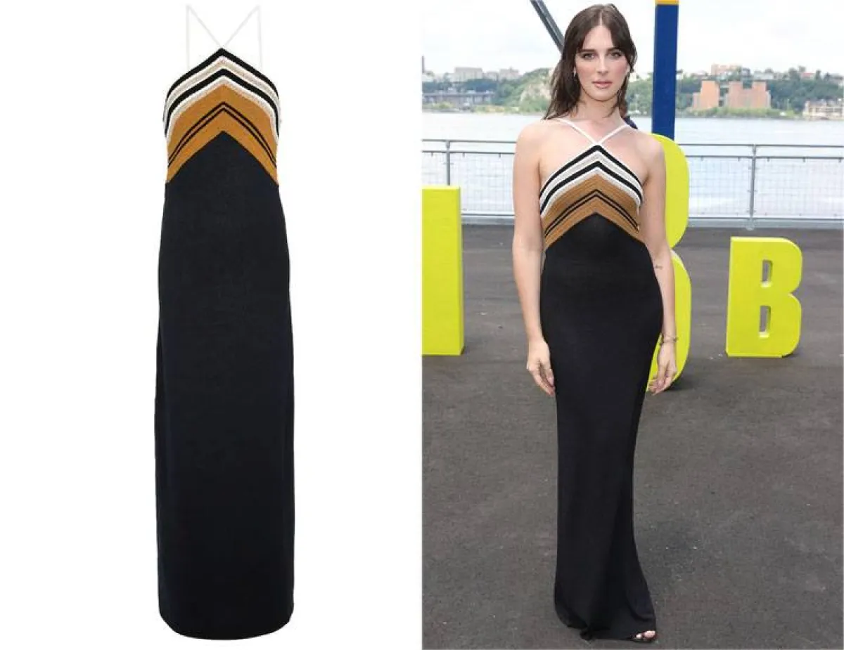 هاري نف ترتدي فستاناً من برونزا سكولير