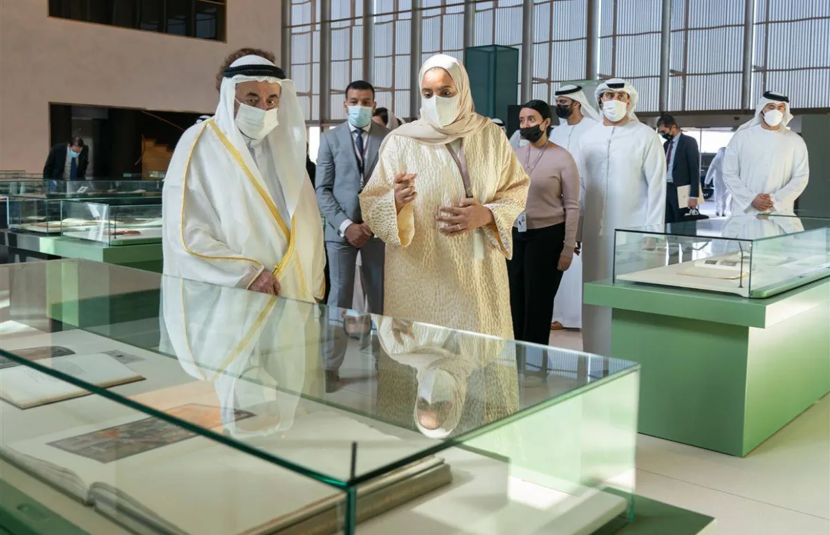 حاكم الشارقة يفتتح معرض "فصول من الفن الإسلامي" - الصورة من الموقع الإلكتروني للمكتب الإعلامي لحكومة الشارقة