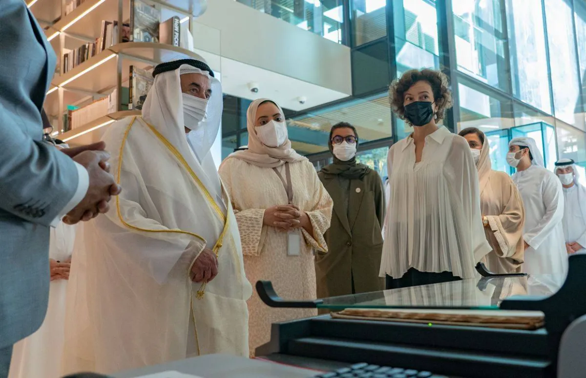 حاكم الشارقة يفتتح معرض "فصول من الفن الإسلامي" - الصورة من الموقع الإلكتروني للمكتب الإعلامي لحكومة الشارقة